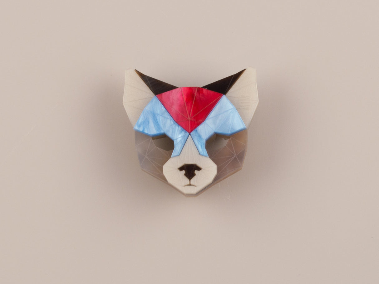 Black Cat Head Brooch - Regency