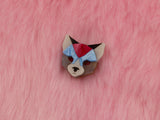 Black Cat Head Brooch - Regency