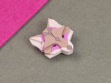 Fox Head Brooch - Lavender Kiss