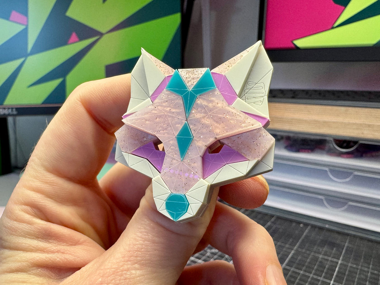 Fox Head Brooch - Miami Sound Machine