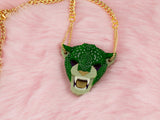 Jaguar Head Necklace - King Cobra