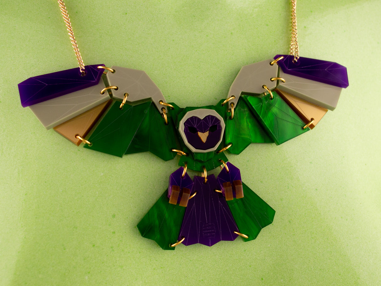 Owl Necklace - King Cobra