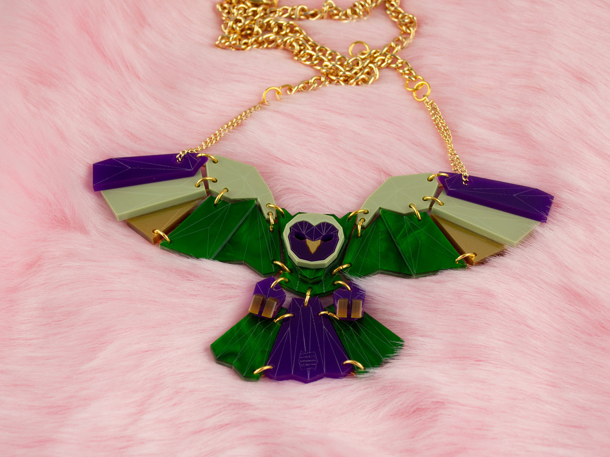 Owl Necklace - King Cobra