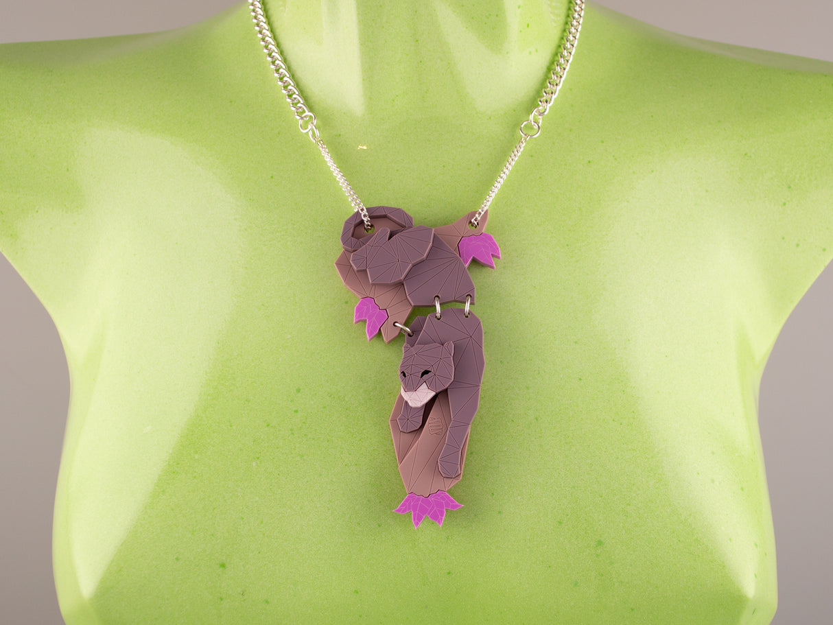 Panther Necklace - Lavender Kiss