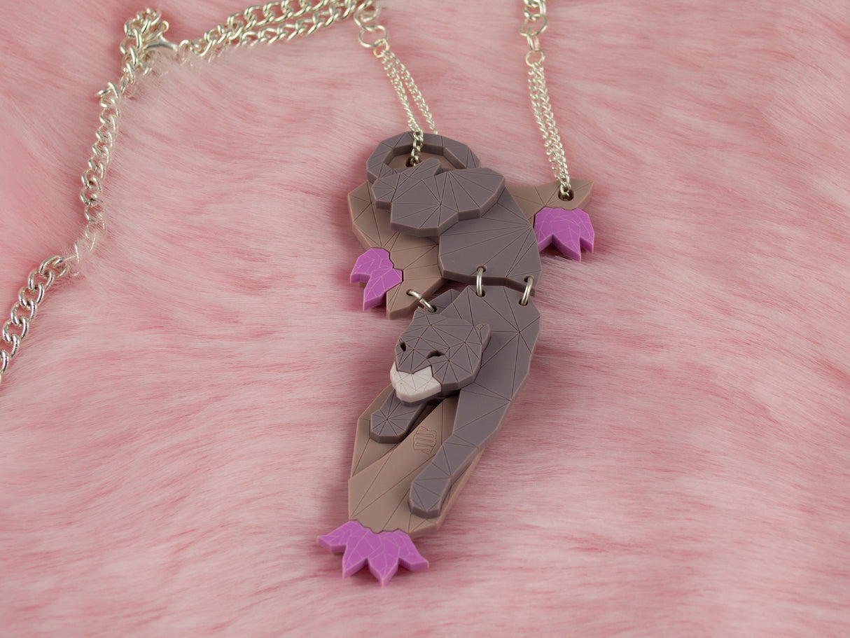 Panther Necklace - Lavender Kiss