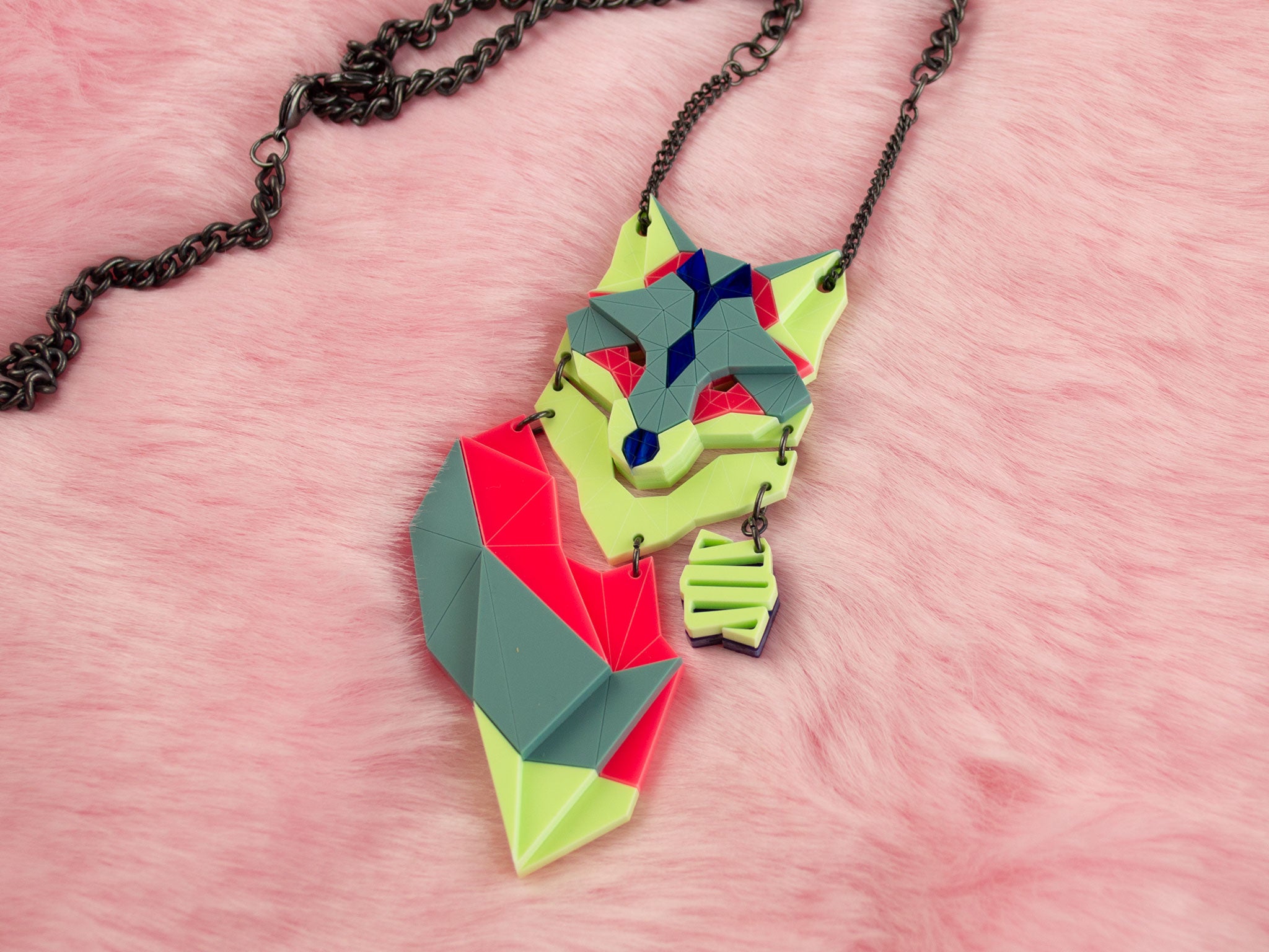 Fox racing necklace on sale