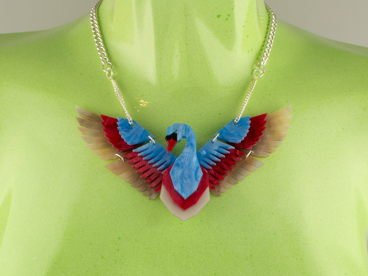Swan Statement Necklace - Regency