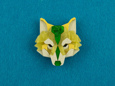 Wolf Head Brooch - Springer