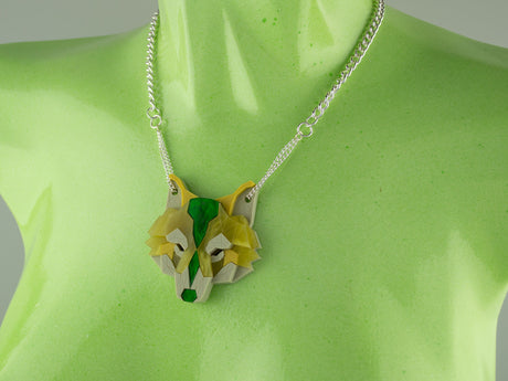 Wolf Head Necklace - Springer