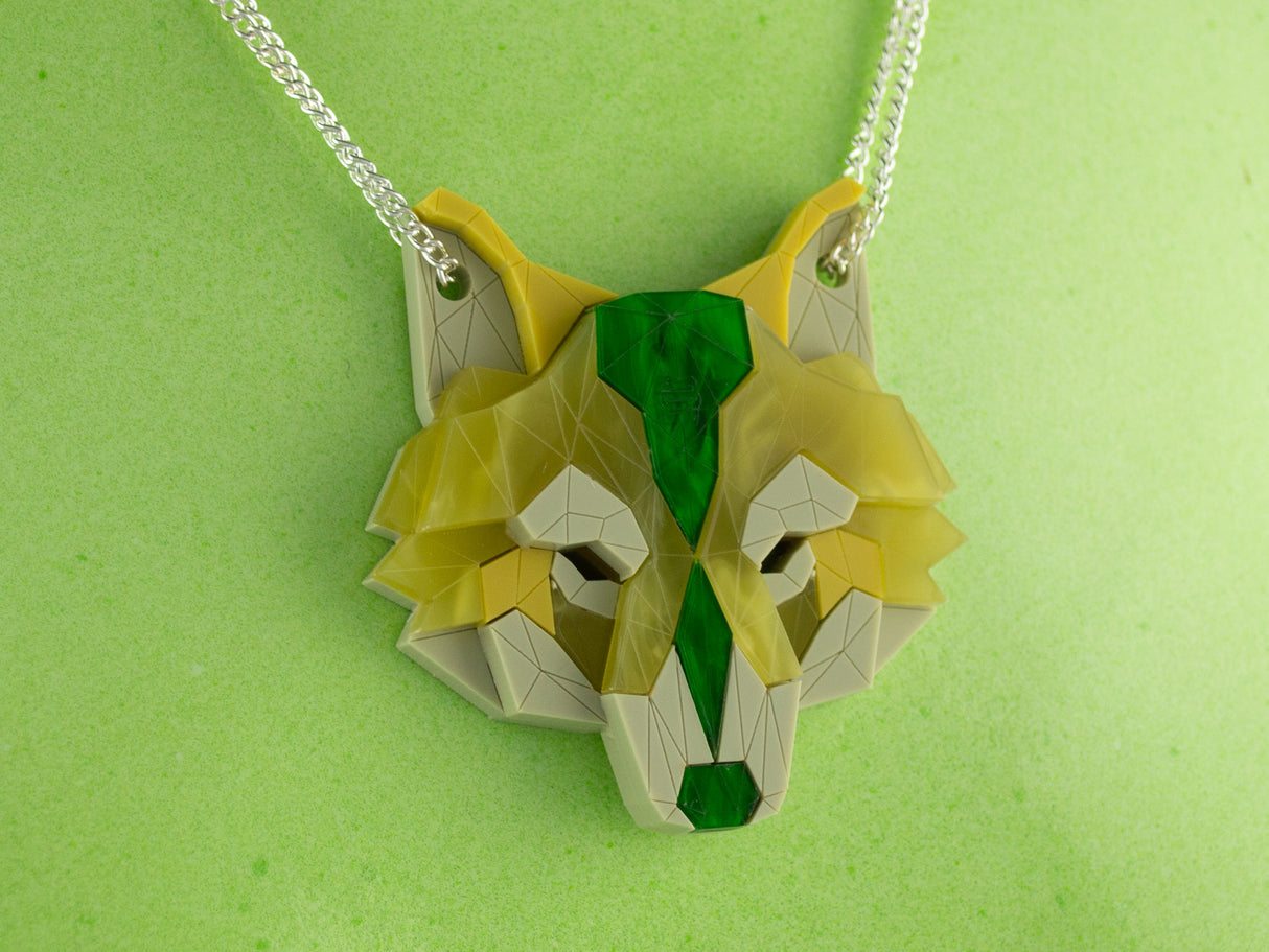 Wolf Head Necklace - Springer