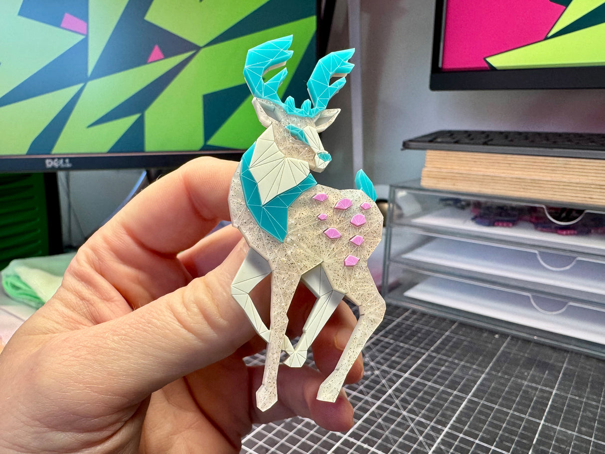 Winter Stag Brooch - Miami Sound Machine