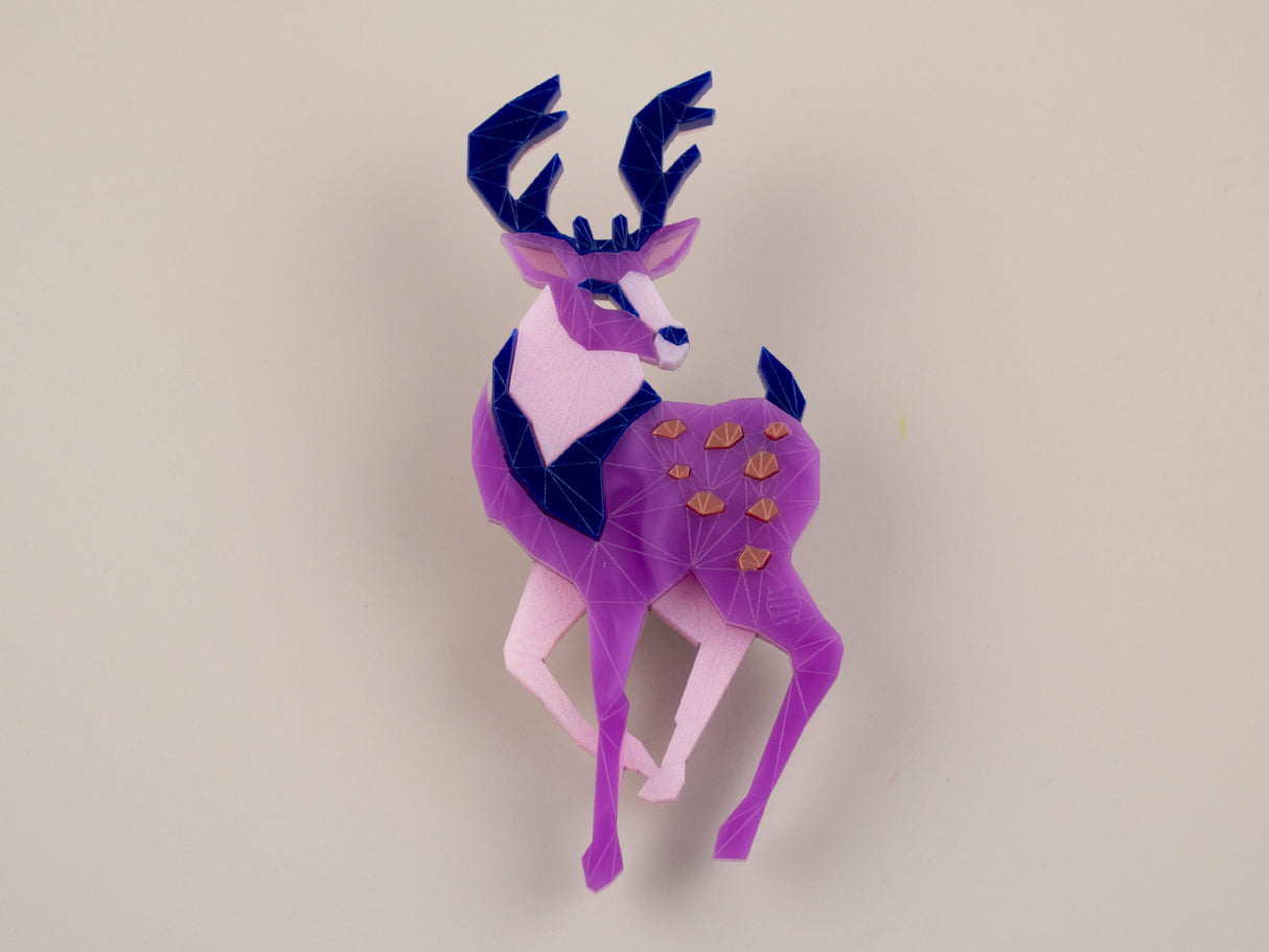Winter Stag Brooch - Euphoria