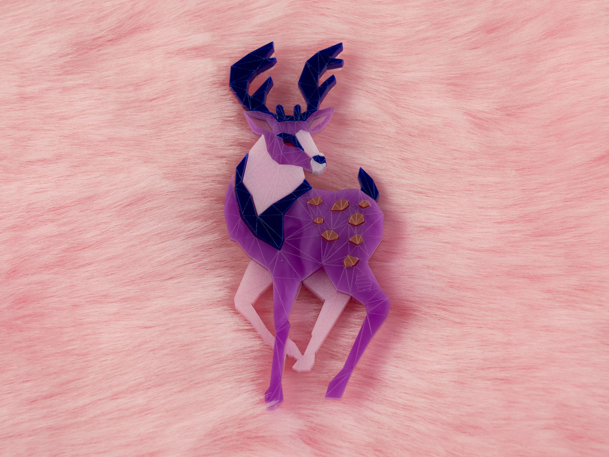 Winter Stag Brooch - Euphoria