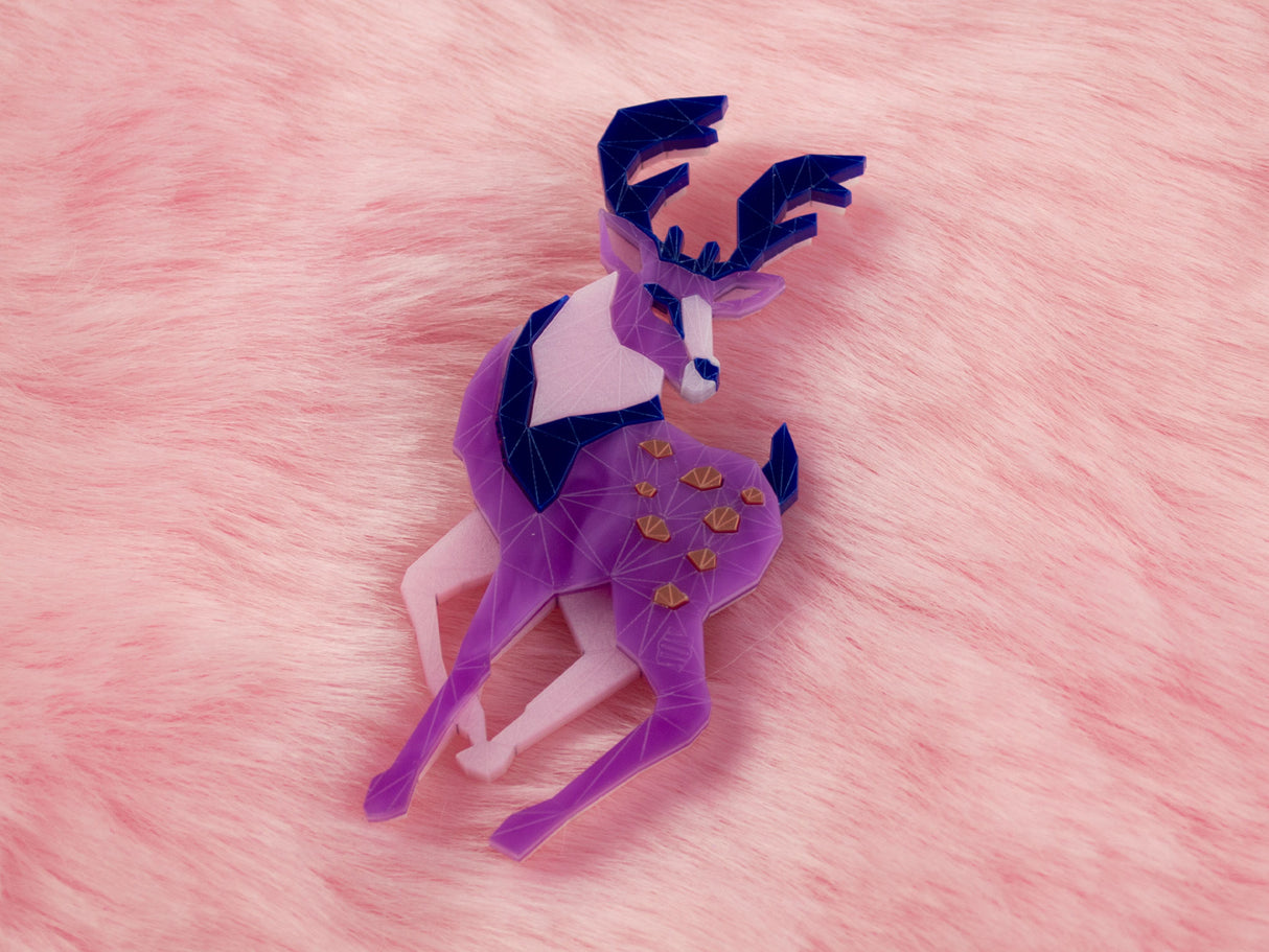 Winter Stag Brooch - Euphoria